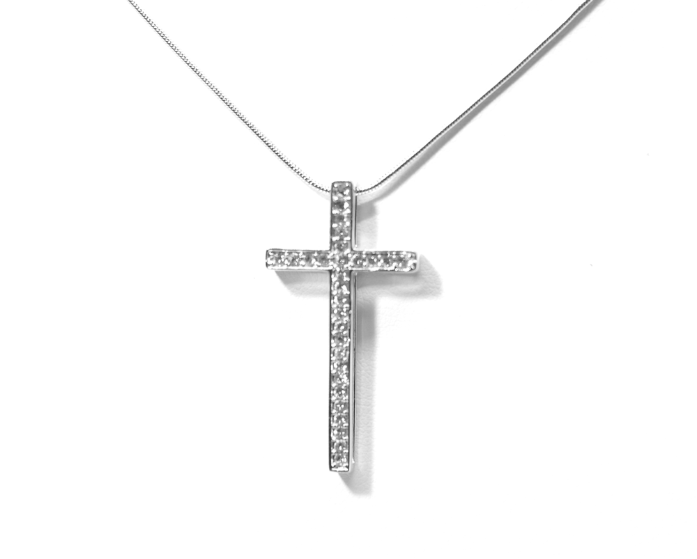 Colgante Cruz Brillante