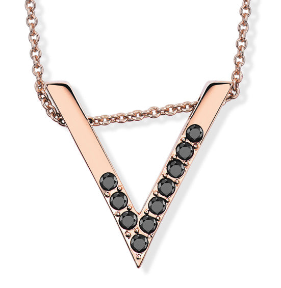 Collar V Brillante