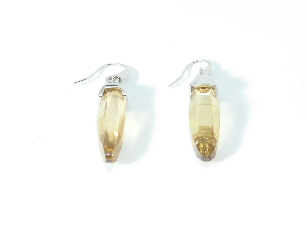 Pendientes Beige Crystal