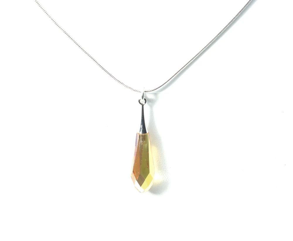 Colgante Beige Crystal