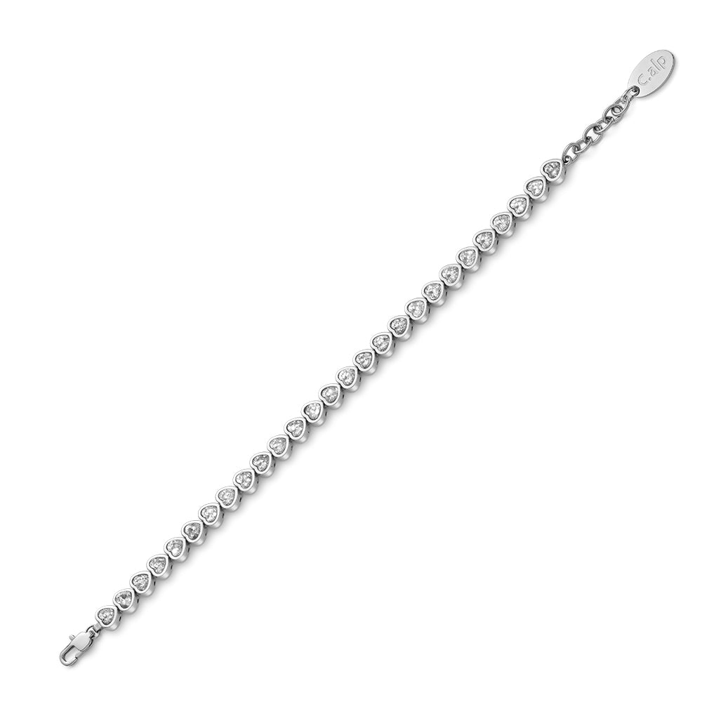 Pulsera Corazones Brillantes