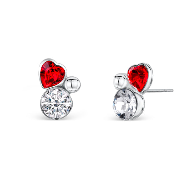 Aretes Corazón Burbuja