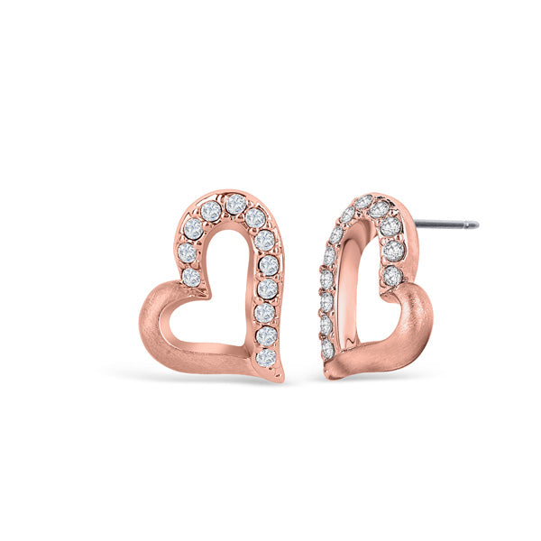 Aretes Corazón Curvado
